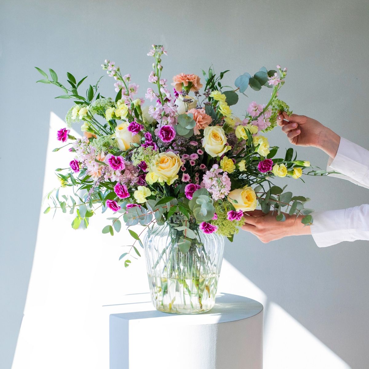 Nilo - Ramo con Rosas Crema