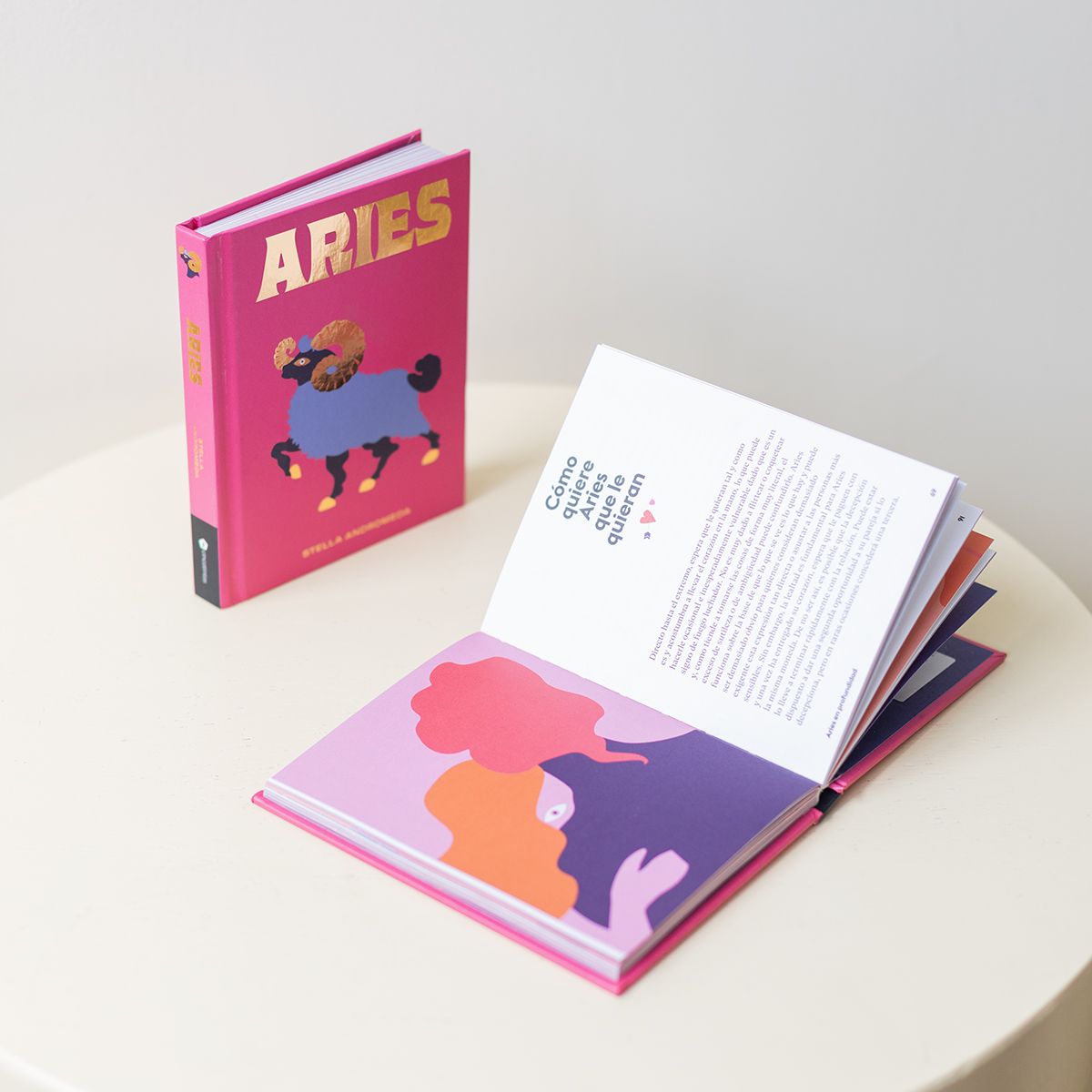 Pack Aries: Libro Horóscopo con Mini Ramo y Tarjeta