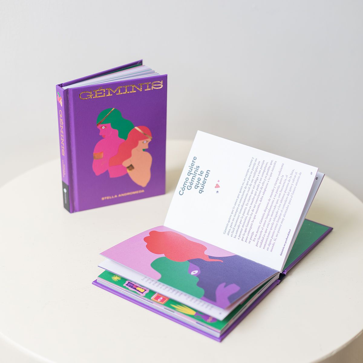 Pack Géminis: Libro Horóscopo con Mini Ramo y Tarjeta 