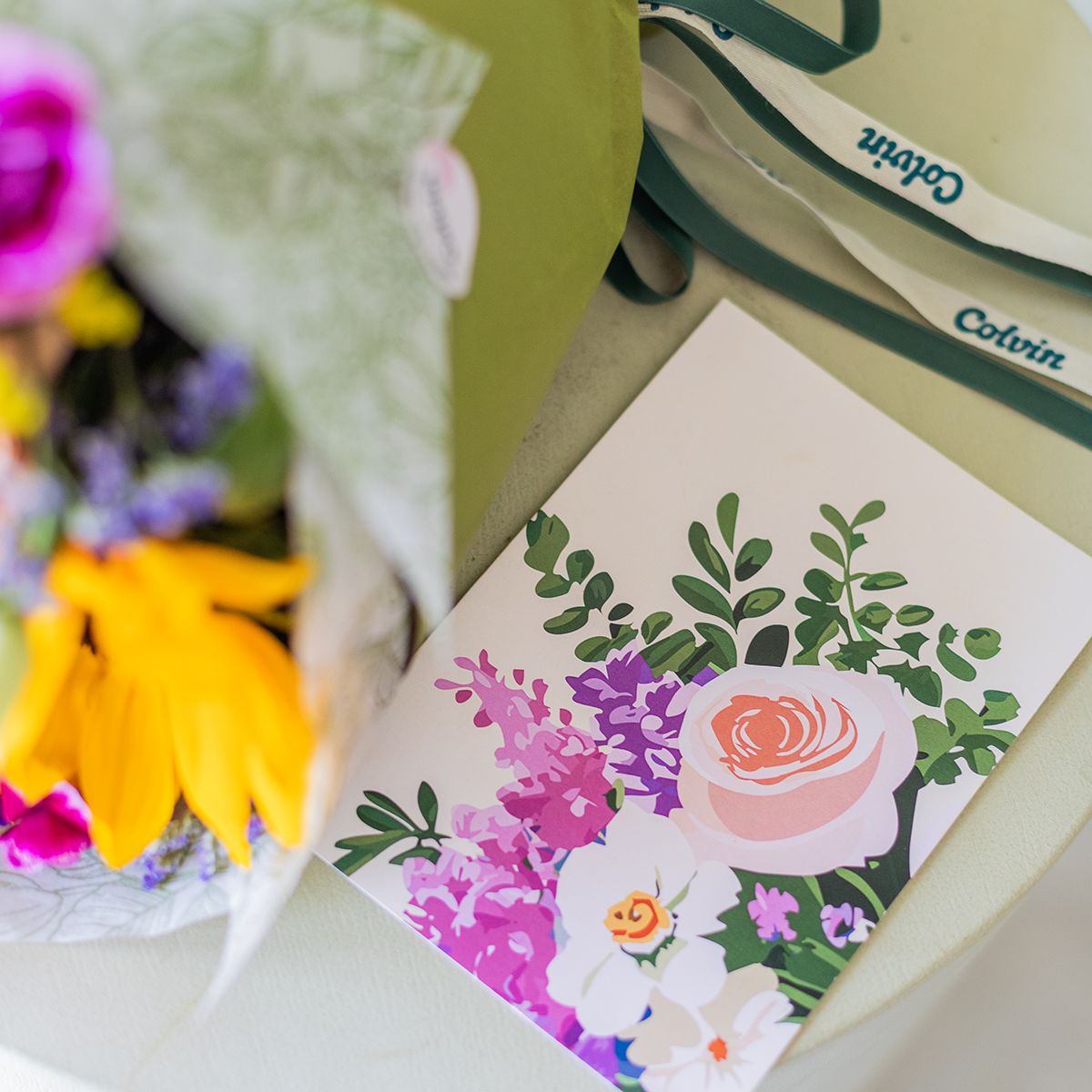 Pack Girasoles: Girasoles con Envoltorio y Tarjeta