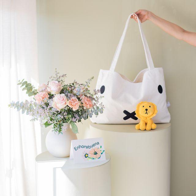 Pack Baby: Ramo, Peluche, Bolsa y Tarjeta
