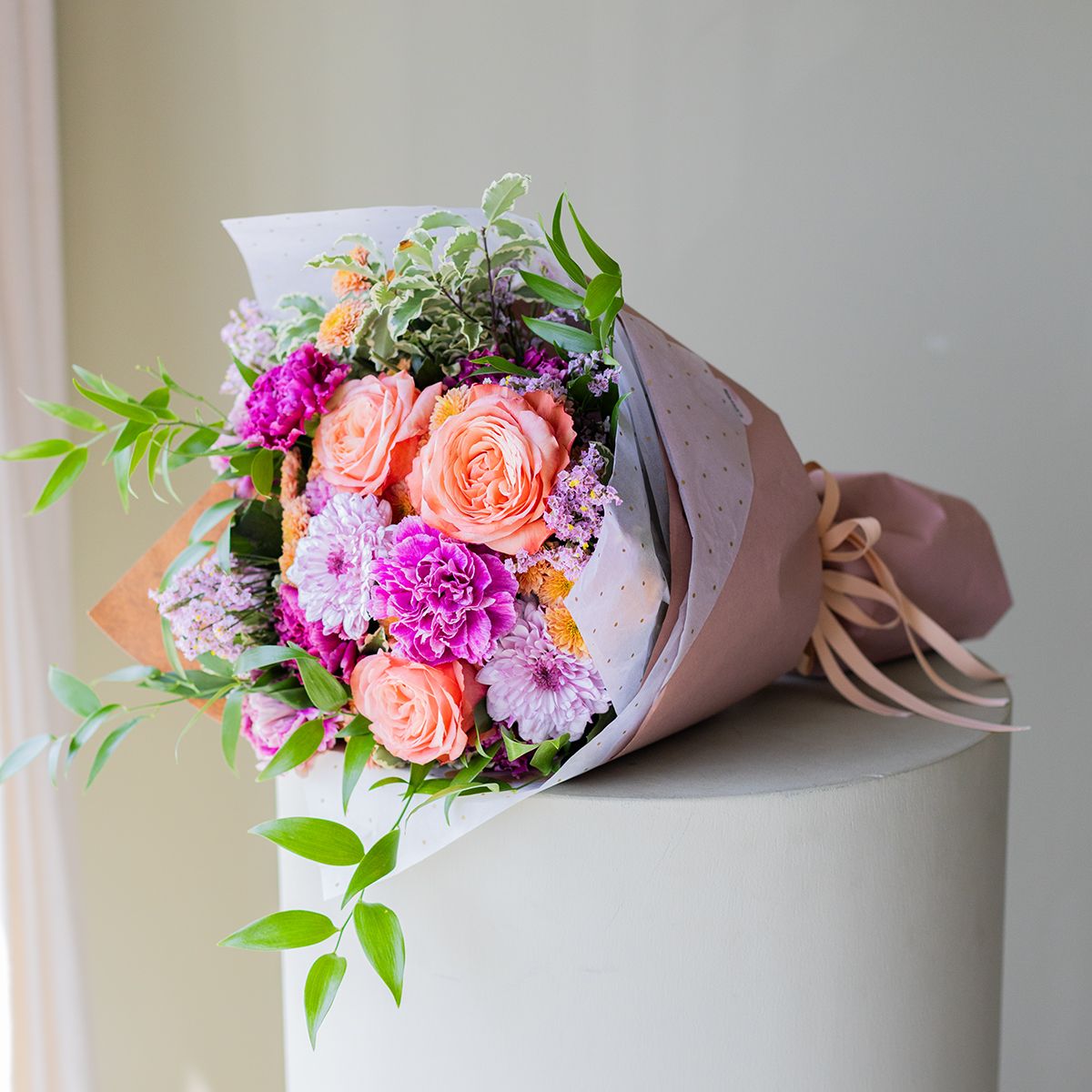 Pack Verano: Flores, envoltorio y tarjeta