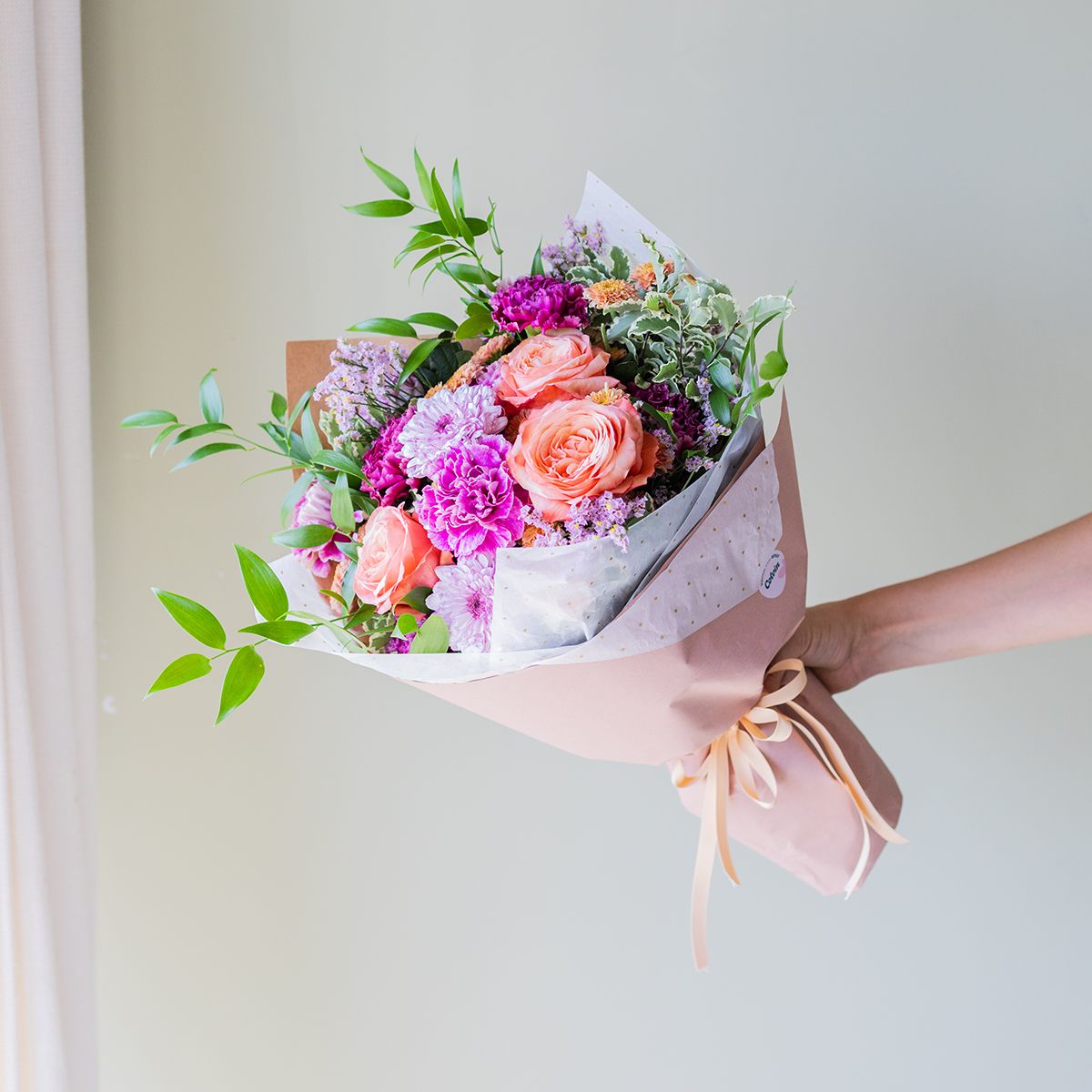 Pack Verano: Flores, envoltorio y tarjeta